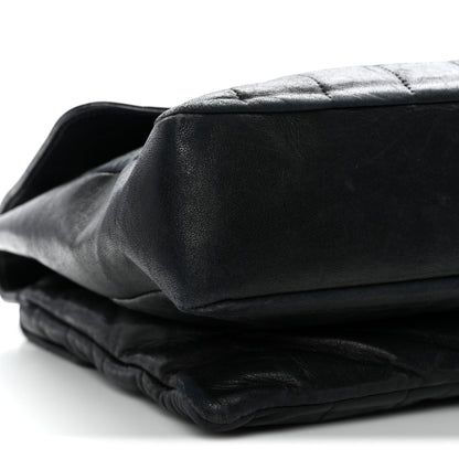 Chanel Lambskin Chocolate Bar Mademoiselle Flap Black 11 of 15