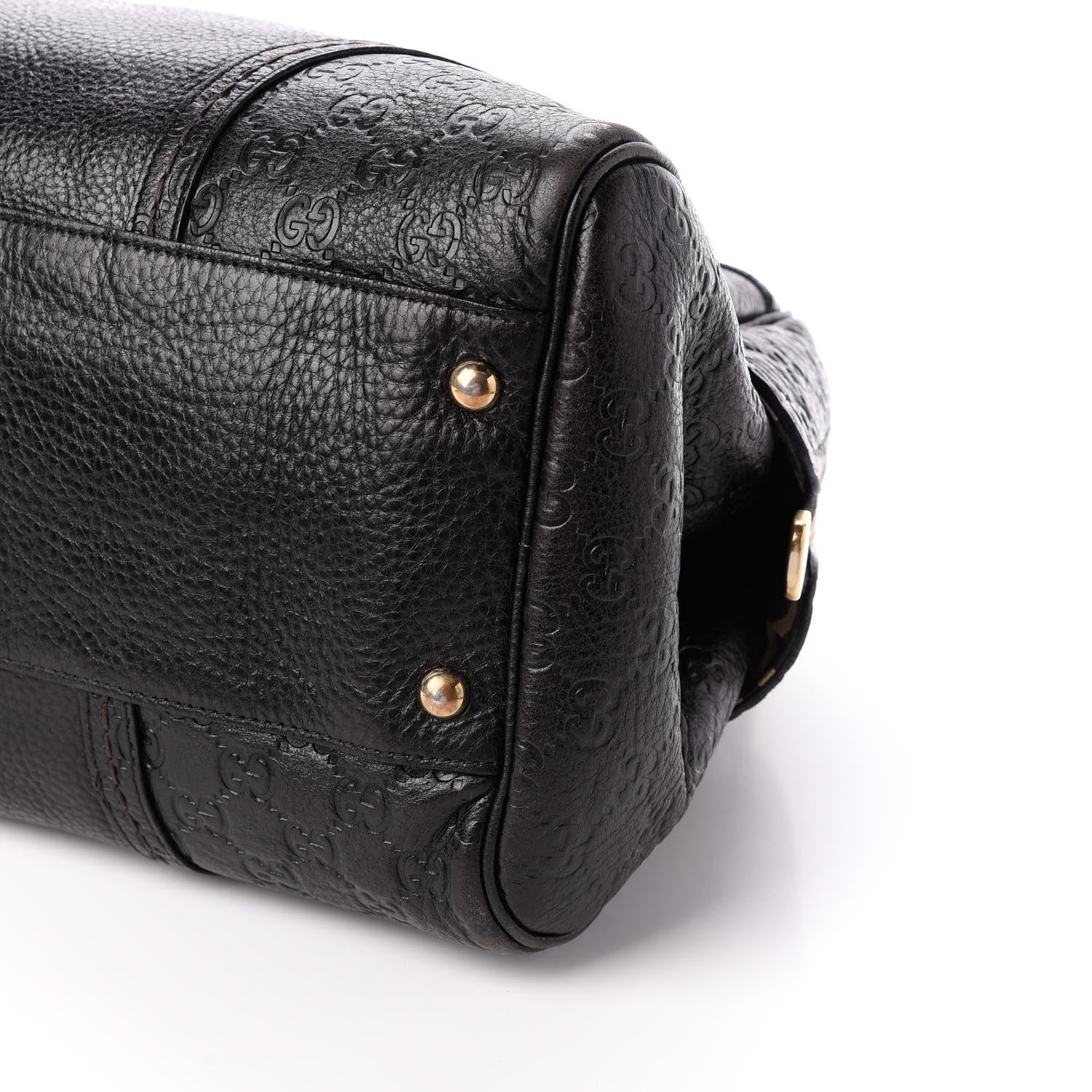 Gucci Guccissima Signoria Large Dome Bag Black 9 of 9