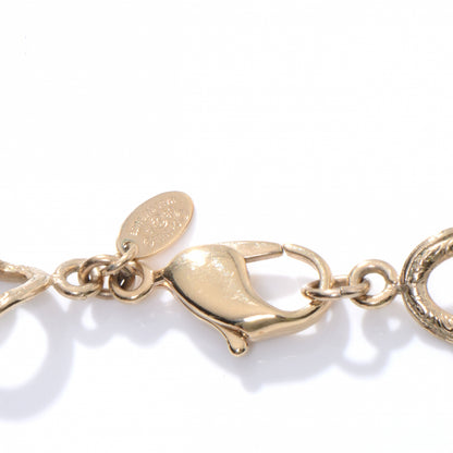 Chanel Crystal Gold Charm Pearl CC Chain Necklace 4 of 4