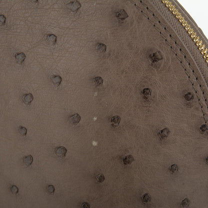 Louis Vuitton Ostrich Alma GM Gris 8 of 8