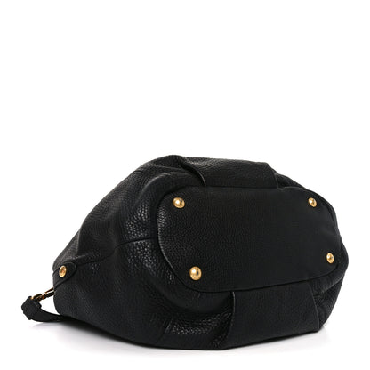 Prada Vitello Daino Tote Black 4 of 10