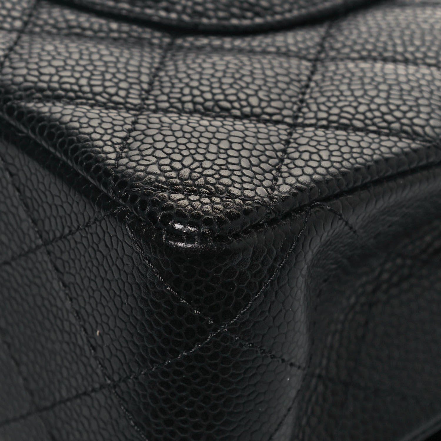 Chanel Caviar Quilted Medium Double Flap Black 11 of 12