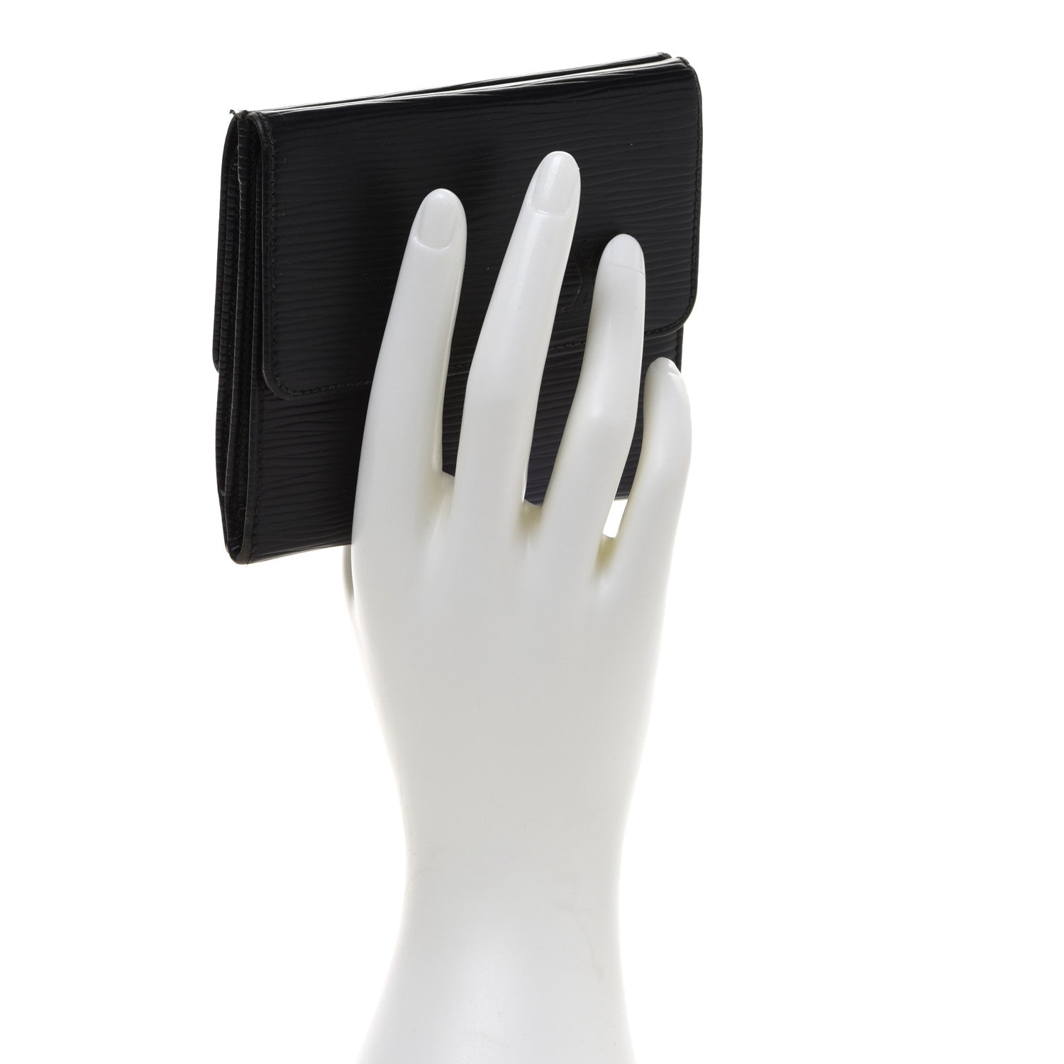 Louis Vuitton Epi Elise Wallet Black 2 of 12