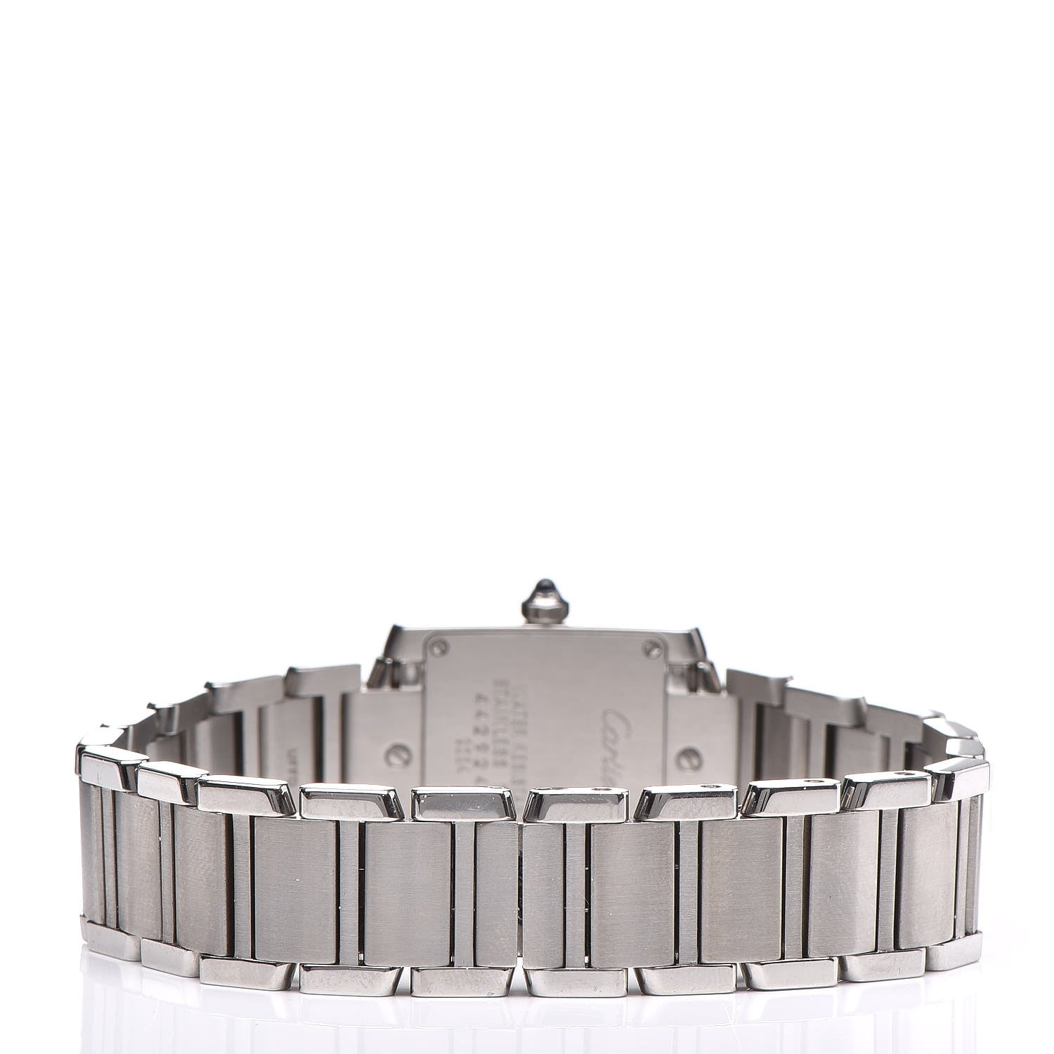 Cartier Stainless Steel 20mm Tank Francaise Quartz Watch 4 of 9