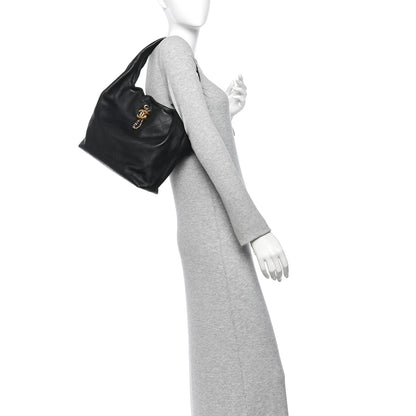 Chanel Calfskin Quilted Maxi Hobo Black 2 of 11