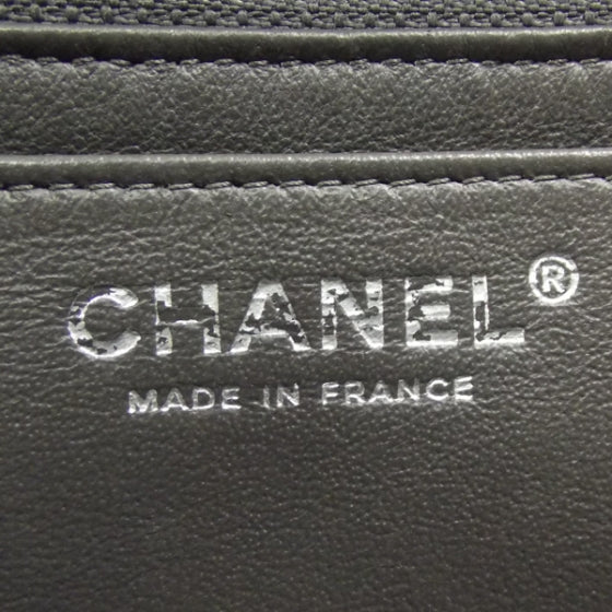 Chanel Lambskin Quilted Maxi Flap Gray 8 of 12