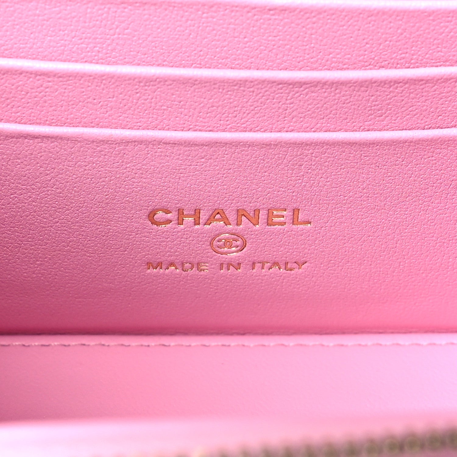 Chanel Caviar Quilted Sweetheart Vanity Case Pink 6 of 11