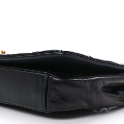 Chanel Calfskin Quilted Gold Bar Flap Black 8 of 9