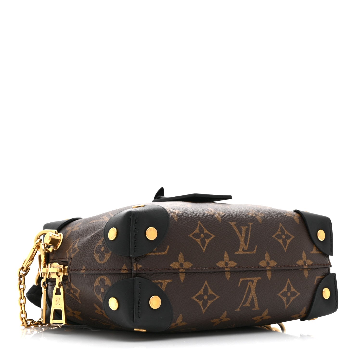 Louis Vuitton Monogram Petite Malle Souple Black 4 of 9