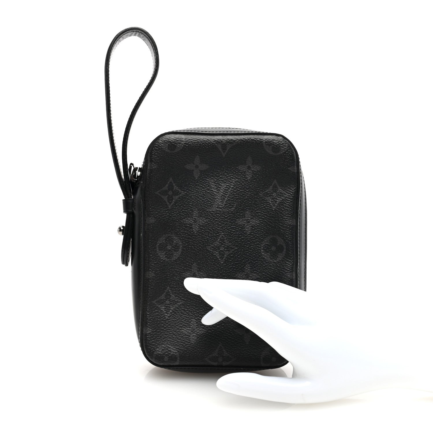 Louis Vuitton Monogram Eclipse Box Clutch 2 of 6