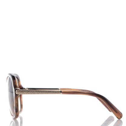 Chloe Rectangular Sunglasses CE658SR Brown 3 of 7