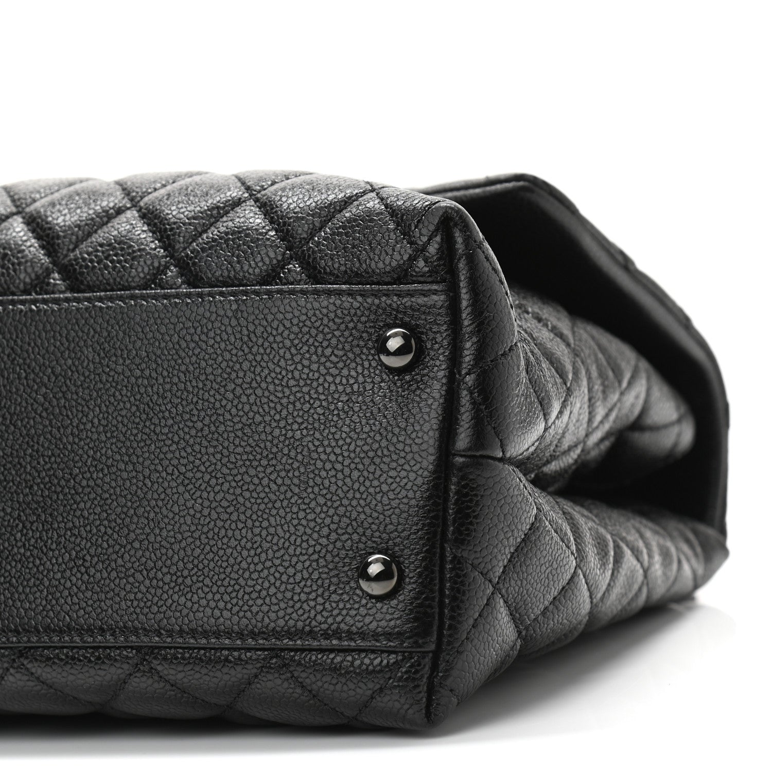 Chanel Caviar Quilted Medium Coco Handle Flap So Black 10 of 10