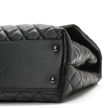 Chanel Caviar Quilted Medium Coco Handle Flap So Black 10 of 10
