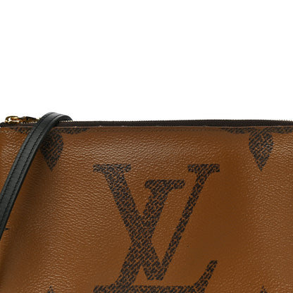 Louis Vuitton Reverse Monogram Giant Double Zip Pochette 8 of 11