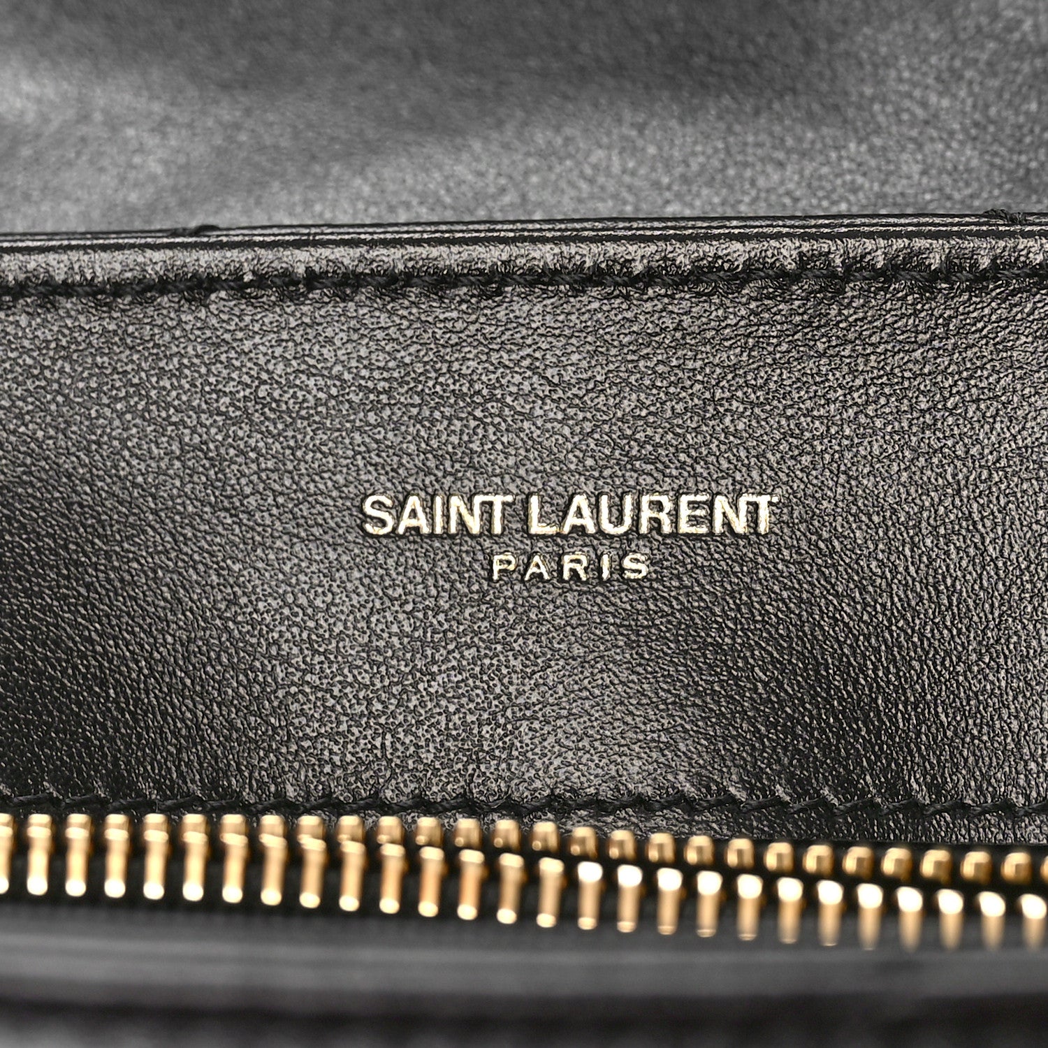 Saint Laurent Calfskin Y Quilted Monogram Small Loulou Chain Satchel Black 6 of 8