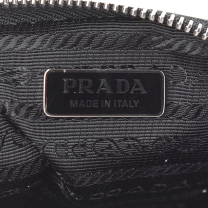 Prada Tessuto Nylon Saffiano Crossbody Pouch Black 7 of 8