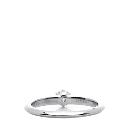 Tiffany Platinum Diamond .19ct Solitaire Engagement Ring 51 5.75 3 of 6