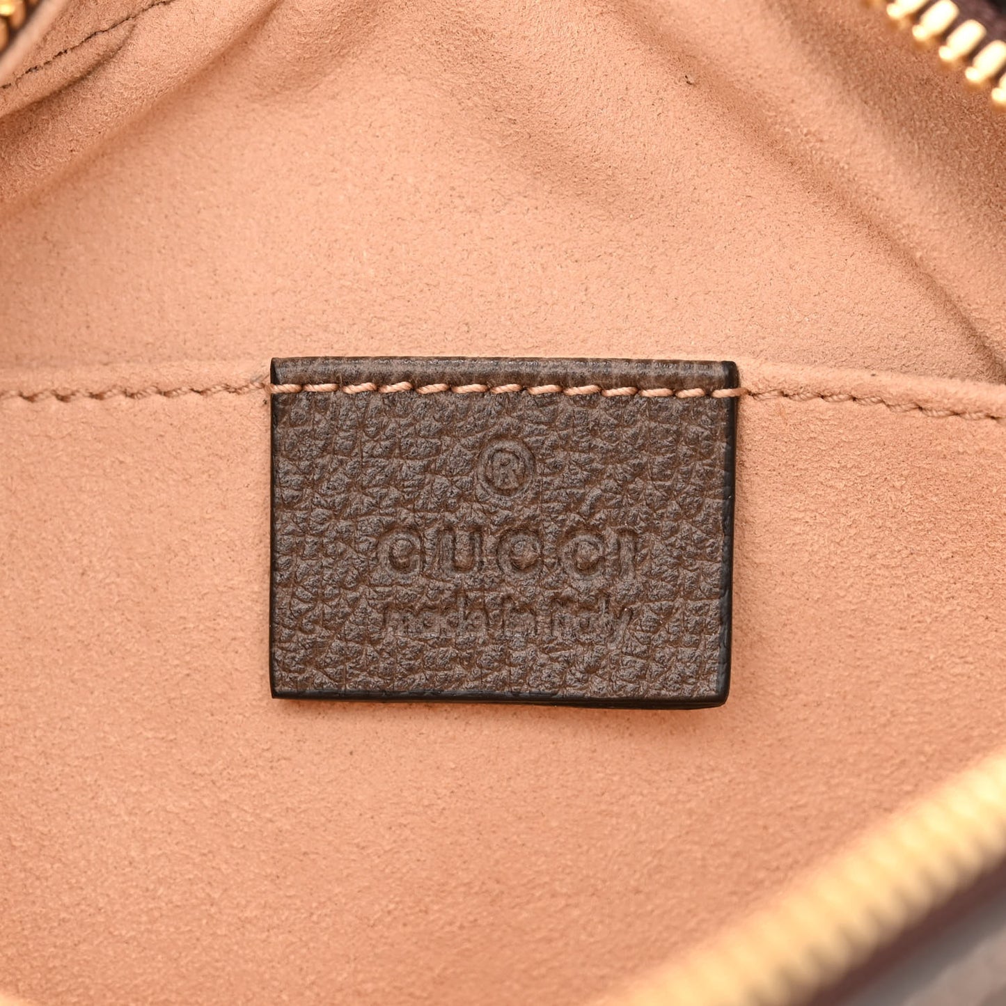 GG Supreme Monogram Web Small Ophidia Belt Bag 85 34 Dark Brown