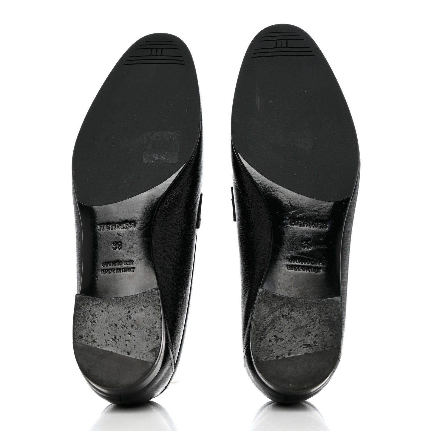 Goatskin Womens Paris Loafers 39 Black