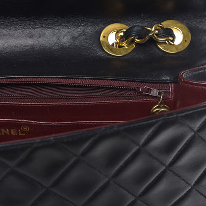Chanel Lambskin Quilted XL Jumbo Single Flap Black 14 of 14