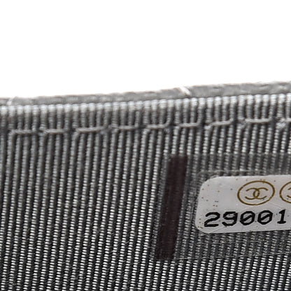 Chanel Caviar Quilted Flap Card Holder Wallet Dark Grey 7 of 8
