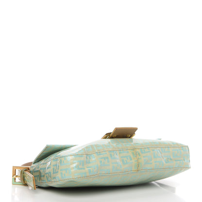 Fendi Vinyl Zucchino Baguette Blue 4 of 10