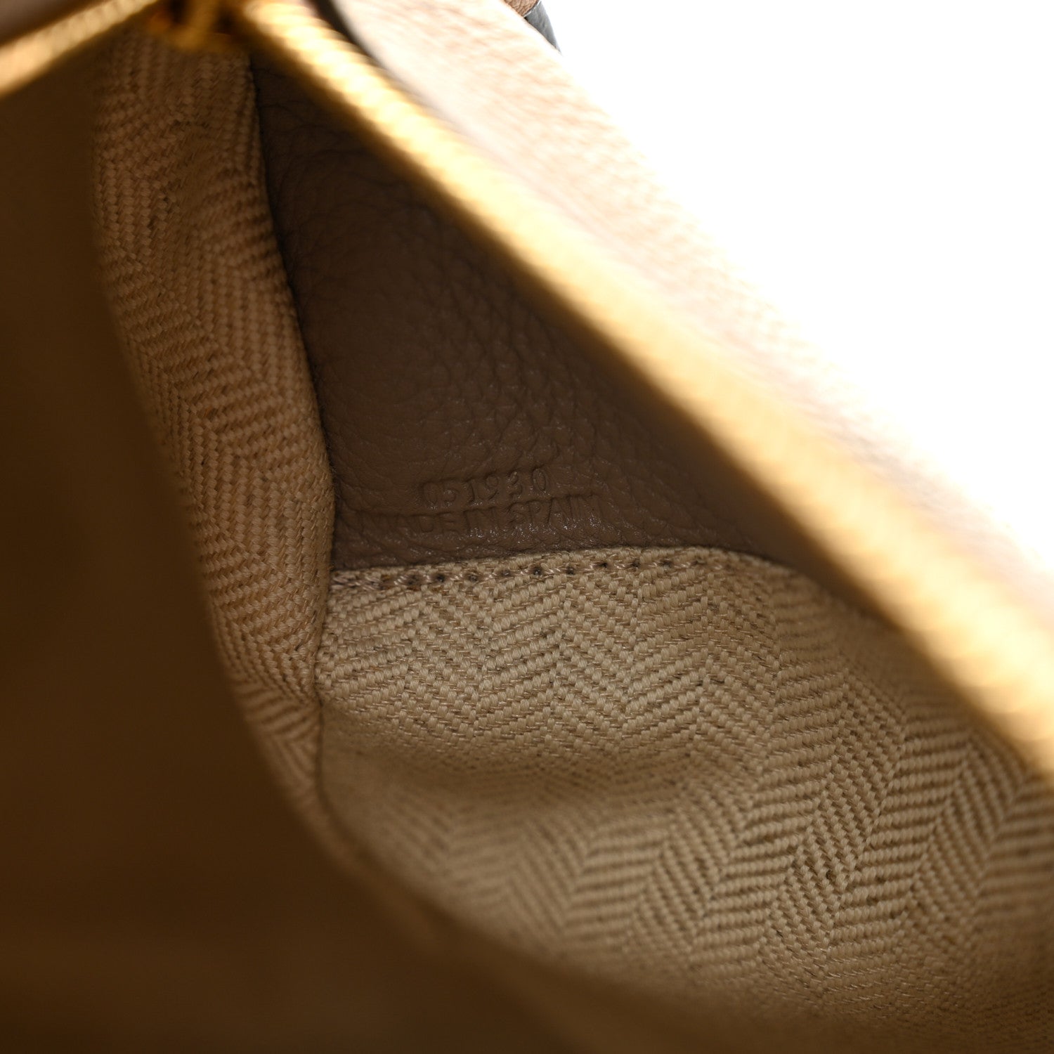 Loewe Grained Calfskin Medium Puzzle Bag Sand Mink 1867945