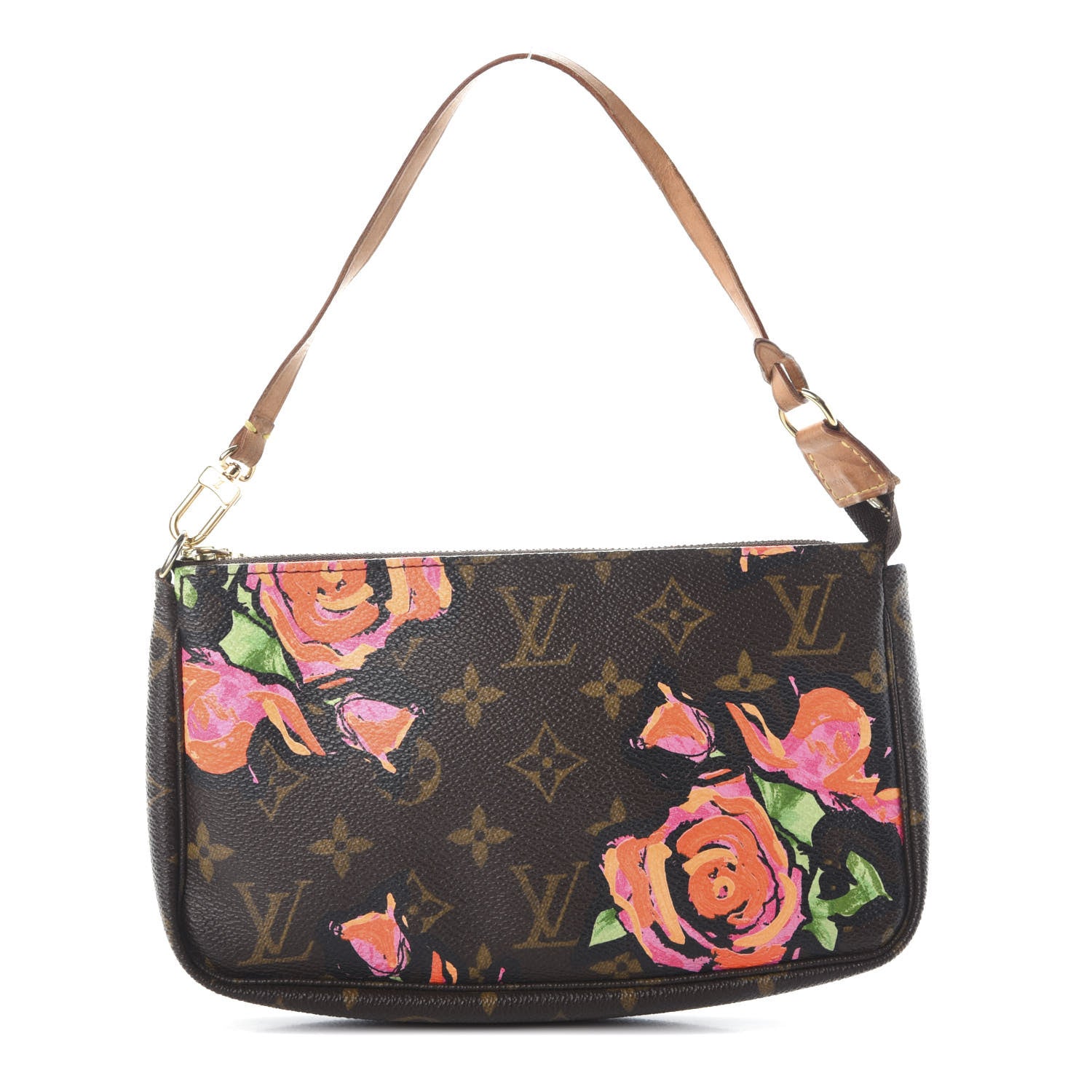Louis Vuitton Monogram Roses Pochette Accessories 1 of 10