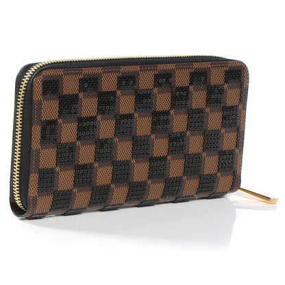 Louis Vuitton Damier Paillettes Zippy Wallet Black 3 of 8
