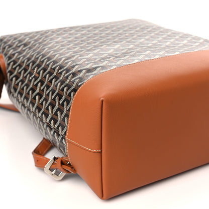 Goyard Goyardine Calfskin Cisalpin Backpack Black Gold 7 of 8