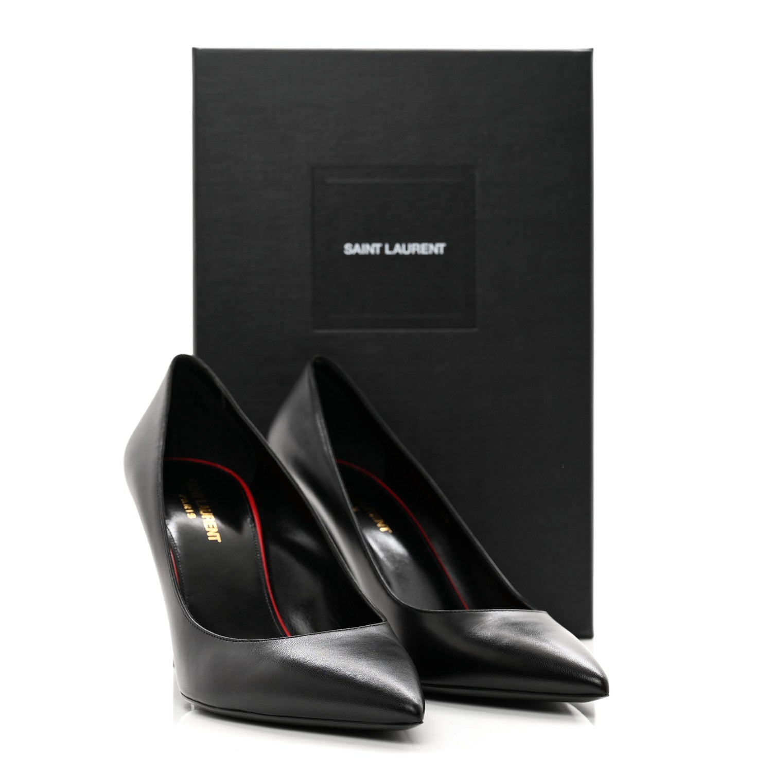 Saint Laurent Calfskin Anja 85 Pumps 40 Black 9 of 9