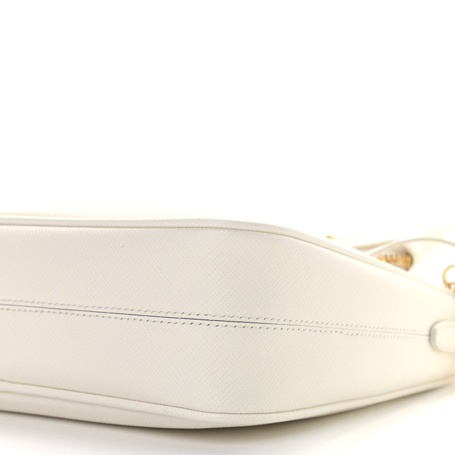 Prada Saffiano Re-Edition 2005 Shoulder Bag White 9 of 9