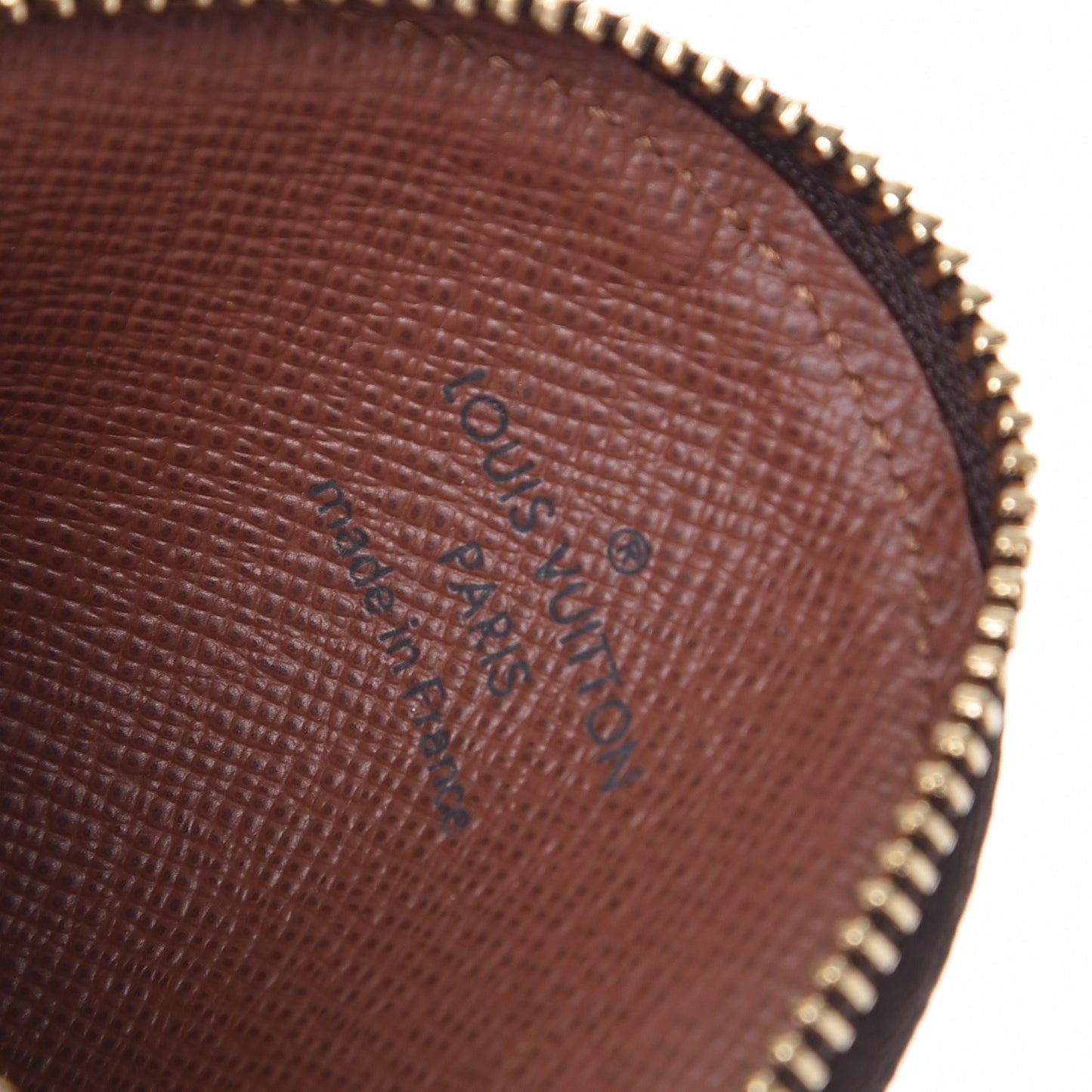 Monogram Round Coin Purse
