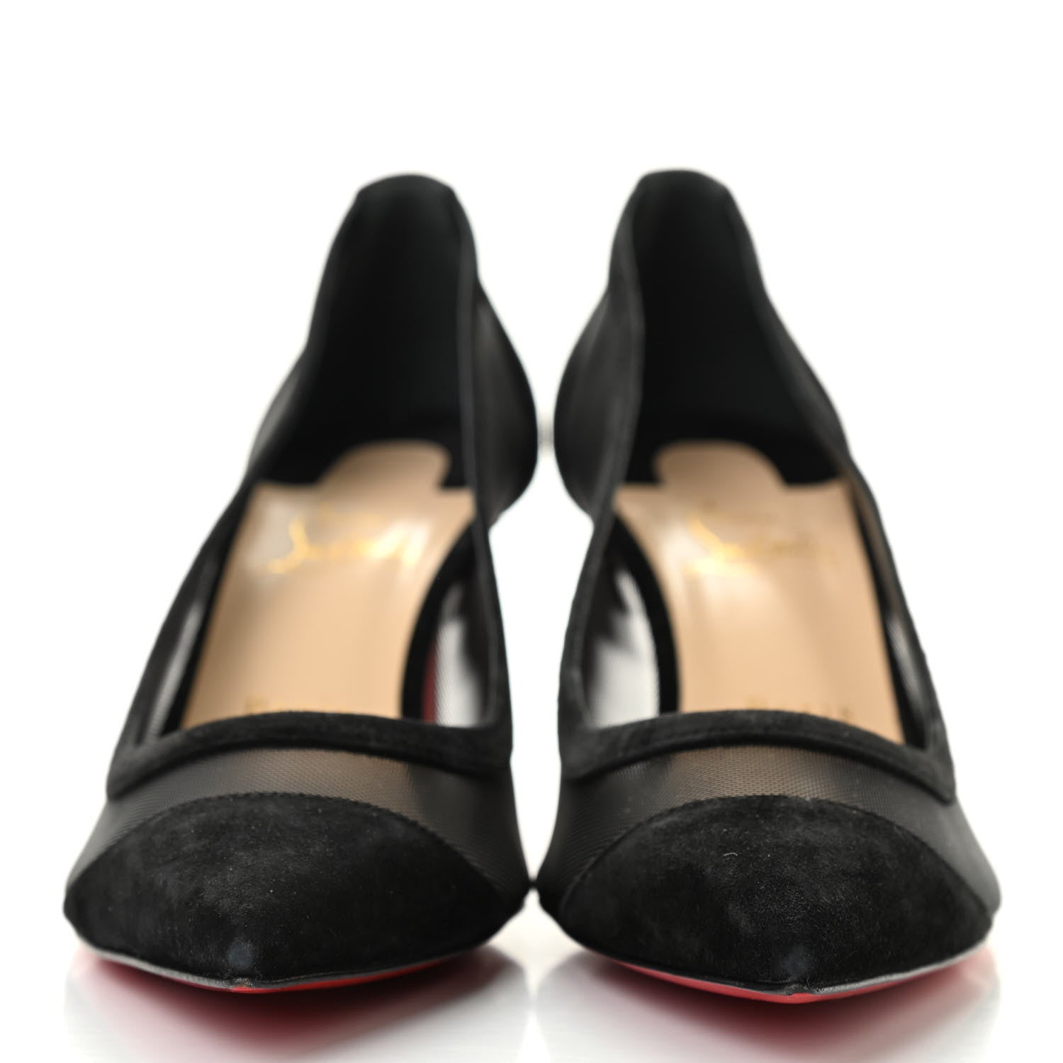 Christian Louboutin Veau Velours Rete Galativi 70 Pumps 39.5 Black 2 of 9