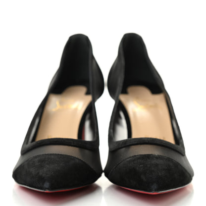 Christian Louboutin Veau Velours Rete Galativi 70 Pumps 39.5 Black 2 of 9