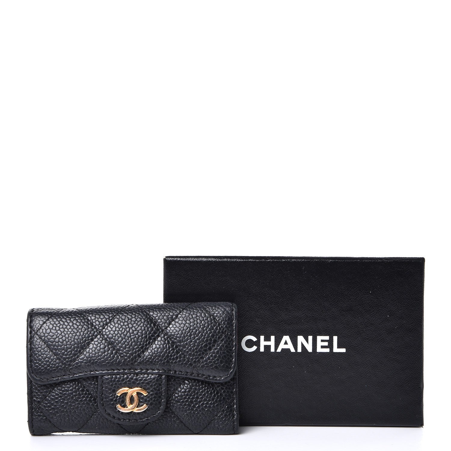 Chanel Caviar Quilted 6 Key Holder Black 11 of 11
