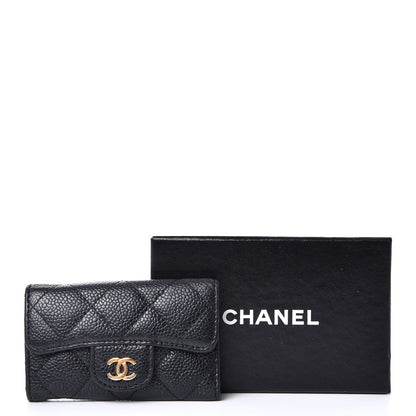 Chanel Caviar Quilted 6 Key Holder Black 11 of 11