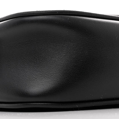 Gucci Calfskin Matelasse Mini GG Marmont Chain Shoulder Bag Black 9 of 10