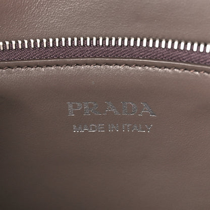 Prada Soft Calfskin Impunture Diagramme Small Sidonie Chain Crossbody Bag Bambu 6 of 9