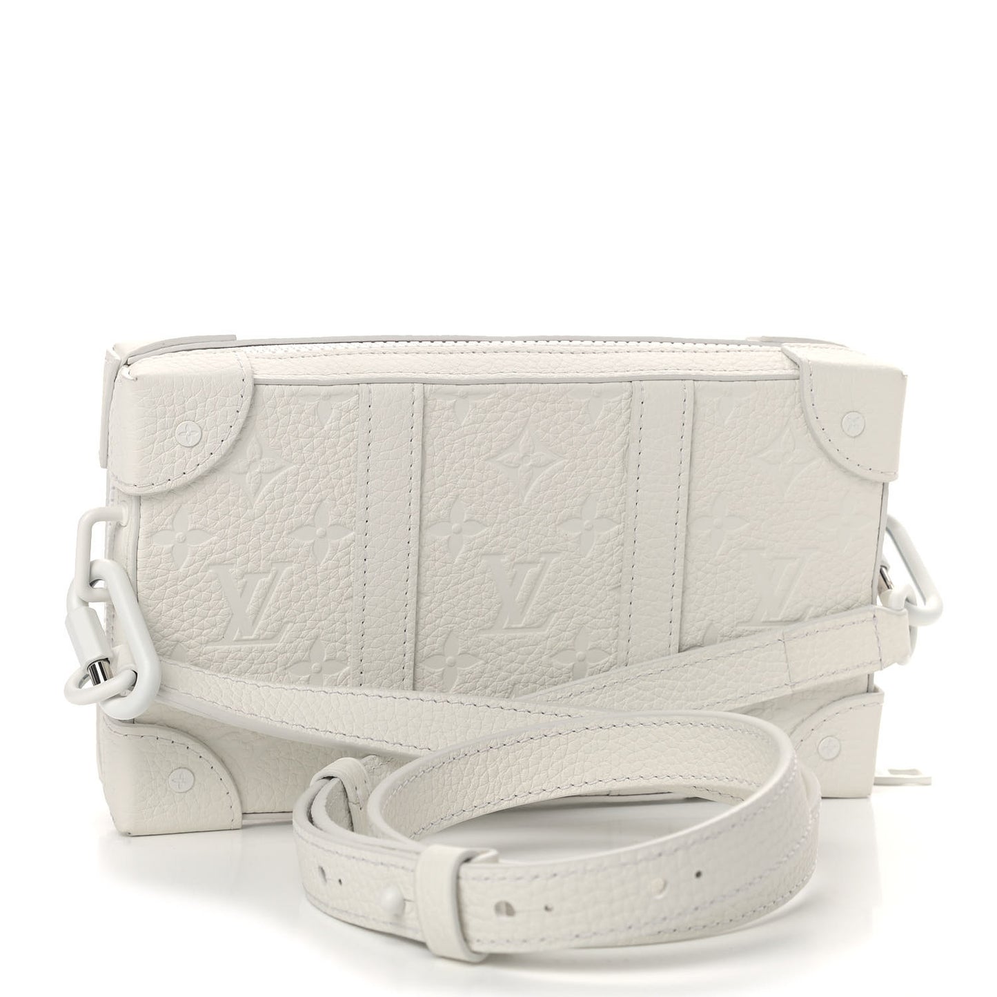 Taurillon Monogram LV Friends Soft Trunk Wallet White