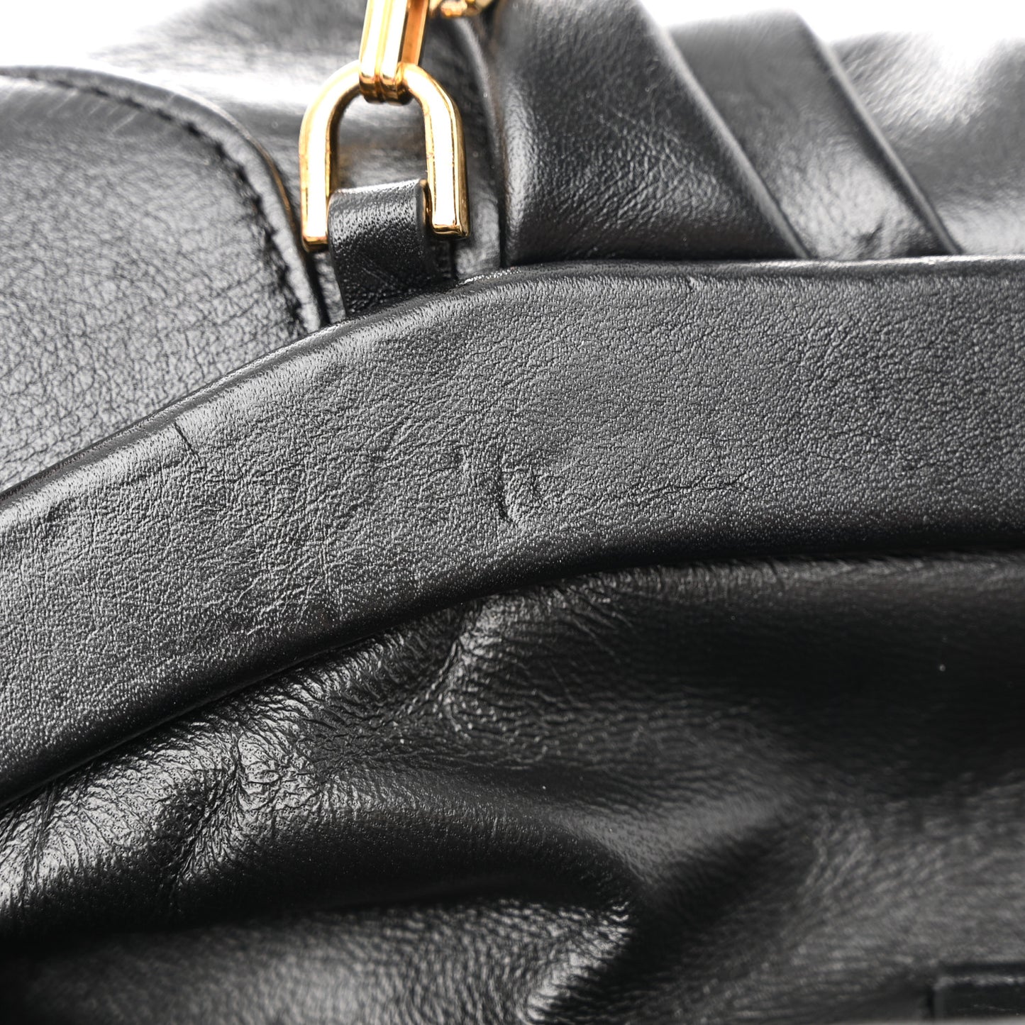 Calfskin Kenny Mini Shoulder Bag Black