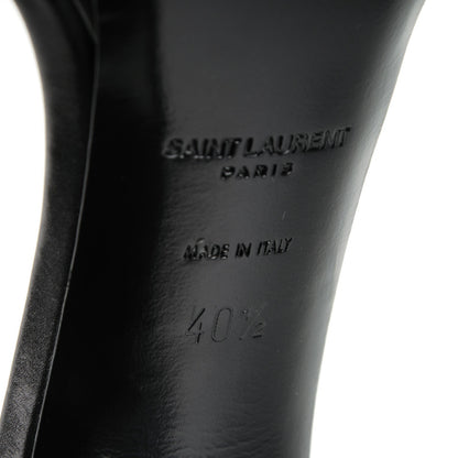 Saint Laurent Calfskin Jane 110 Ankle Strap Sandals Black 40.5 6 of 7