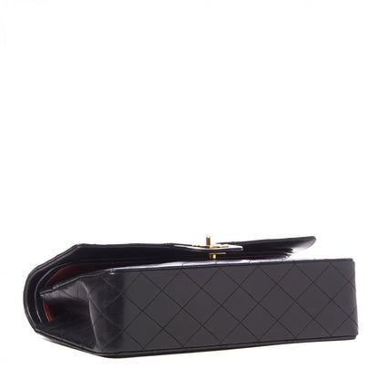Chanel Lambskin Quilted Medium Double Flap Black 3 of 9