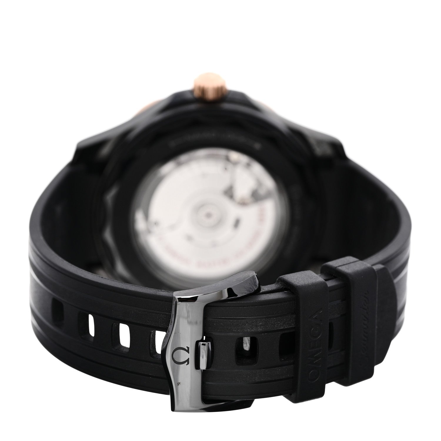 Omega Ceramic 18K Sedna Gold Rubber 43.5mm Seamaster Diver 300M Co-Axial Master Automatic Watch Black 210.62.44.20.01.001 4 of 5