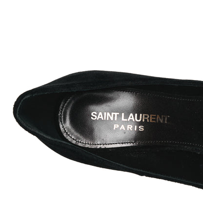 Saint Laurent Velvet Anja 105 Pumps 35 Black 7 of 11