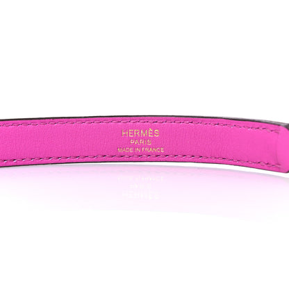 Hermes Swift 16mm Mini Dog Ronds Bag Strap Magnolia 3 of 3