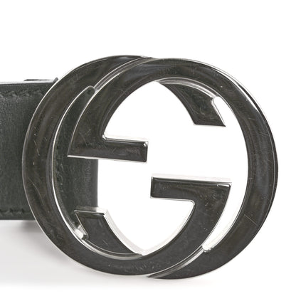 Gucci Calfskin Interlocking G 40mm Belt 90 36 Black 6 of 8