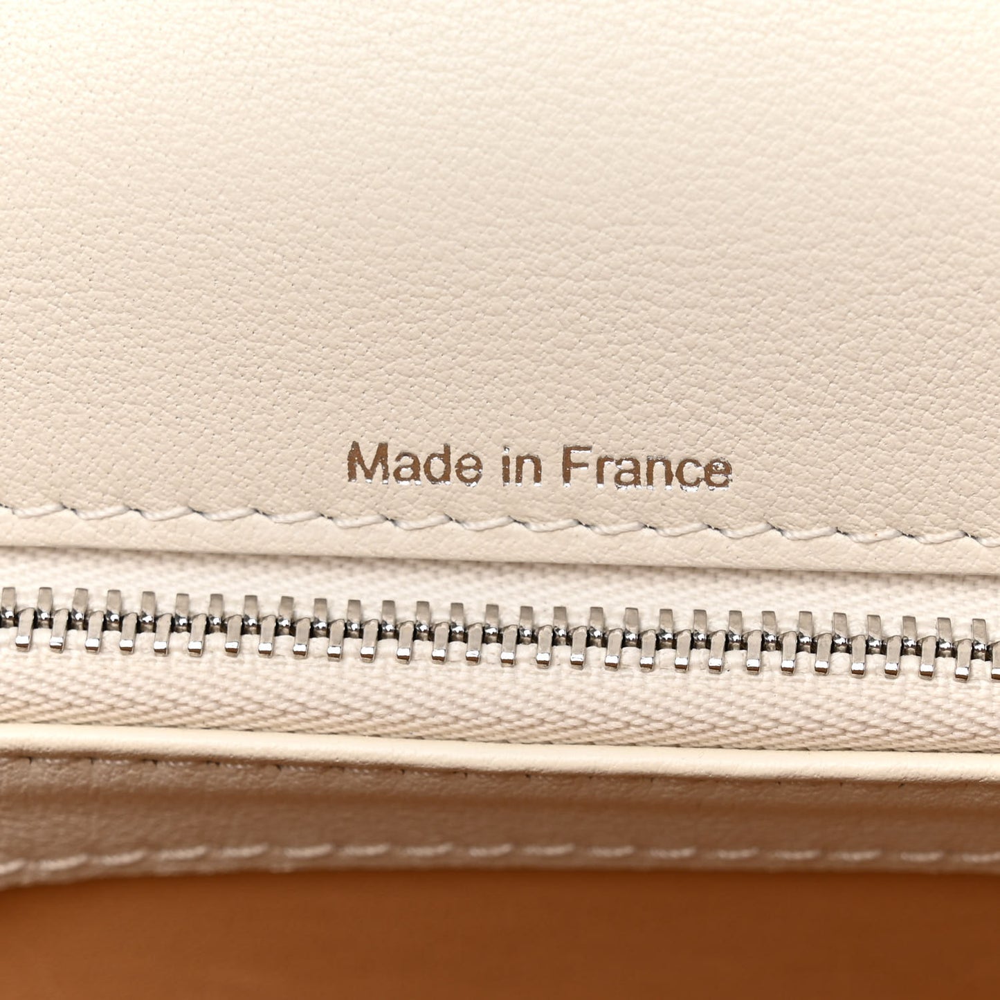 Calfskin MM Tempete Satchel Ivory
