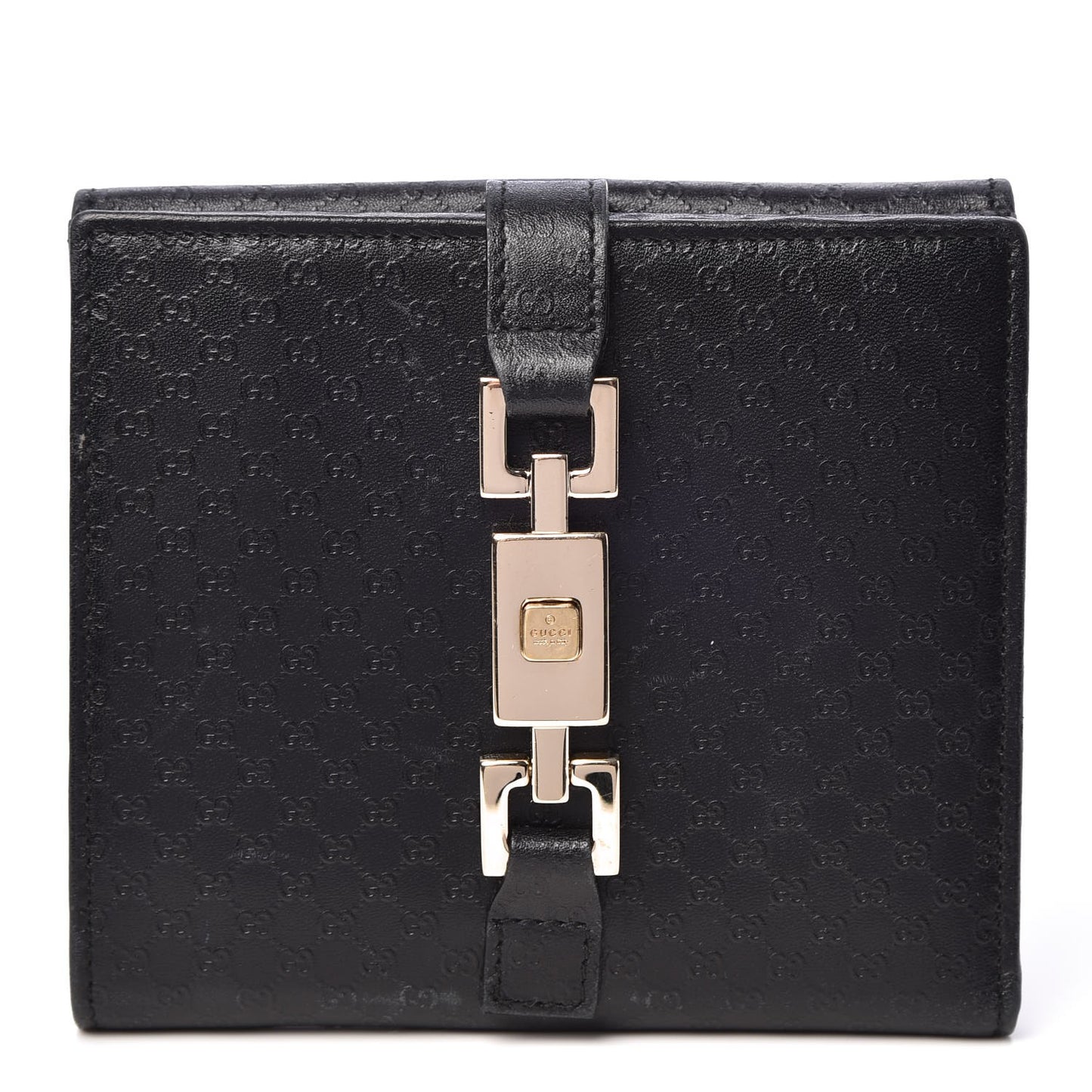 Microguccissima Compact Wallet Black