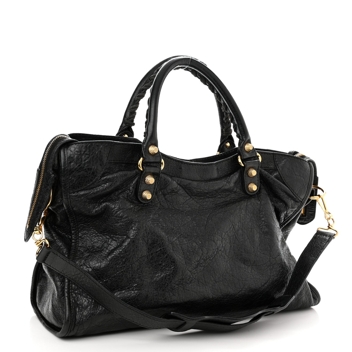 Balenciaga Agneau Giant 12 Gold Hardware City Black 3 of 10
